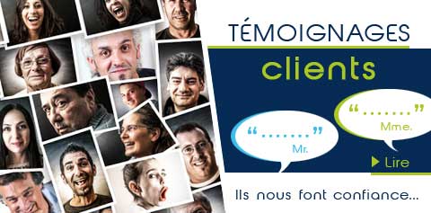 Témoignages clients Témoignages clients